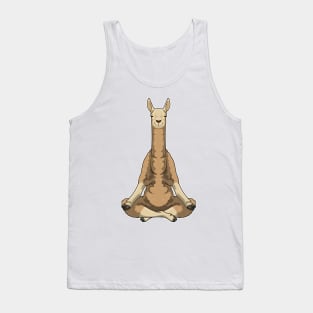 Llama Yoga Fitness Meditation Tank Top